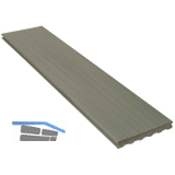 SILVADEC Terrassendiele Atmosphere geb�rstet Ushuaya Grau, 23x138x4000mm