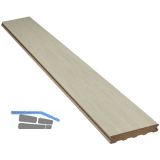 SILVADEC Terrassendiele Atmosphere geb�rstet Belem Grau, 23x180x4000mm