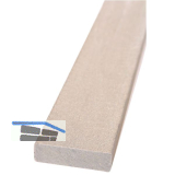 SILVADEC Abschlussprofil Elegance Hellgrau