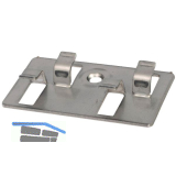 SILVADEC Doppel-Clip mit Schrauben