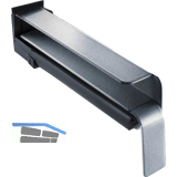 Seitenabschluss BF4006 mit Dichtteil f�r Putz Alu blank 70 mm