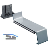 Verbinder Soft 40 mit Dichtteil Alu natur eloxiert gerader Sto� 240 mm