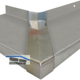 Verbinder Standard 25 mit Dichtteil Alu natur eloxiert 90� Au�enecke 180 mm