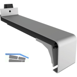 Verbinder Standard 25 mit Dichtteil Alu blank, gerader Sto� 130 mm