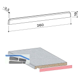 WERZALIT Abdeckkappe Compact hellgrau