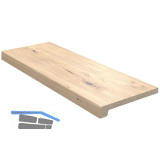 WERZALIT Innenfensterbank Exclusiv Eiche rustikal 450 mm