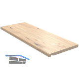 WERZALIT Innenfensterbank Compact Eiche rustikal 250 mm