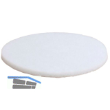Polierpad wei� super D=400 mm