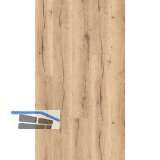 HARO Laminat Landhausdiele Black Line, Eiche hell, rustikal