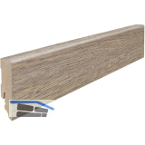DISANO Sockelleiste Eiche graubraun lebhaft, 16/58