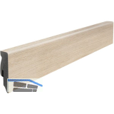 HARO Laminat Sockelleiste Bergeiche wei�, 16/58