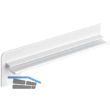 Seitenabschl�sse FB 40 Sichtbeton Alu wei� lackiert 360 mm