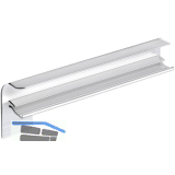 Seitenabschl�sse FB 40 Putz Alu blank 340 mm