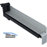 Seitenabschluss BF2504 mit Dichtteil f�r Sichtbeton Alu natur eloxiert 70 mm