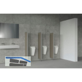 SOLIDO WC Sichtschutzwand magma