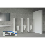 SOLIDO WC Sichtschutzwand wei�