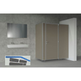 SOLIDO WC Trennwandsystem magma