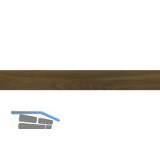 LICO Sockelleiste Vinyl HDF, Walnuss, 18/45