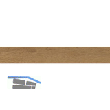 LICO Sockelleiste Vinyl HDF, Toledo Eiche Natur, 18/45