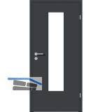 SOLIDO Donau G-TEC Normt�re Anthrazitgrau GL/EN-M RE TBA 850/2030 mm