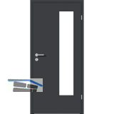 SOLIDO Donau G-TEC Normt�re Anthrazitgrau GL/EN-B RE TBA 900/2030 mm