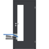 SOLIDO Donau G-TEC Normt�re Anthrazitgrau GL/EN-S RE TBA 750/2030 mm