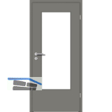 SOLIDO Donau G-TEC Normt�re Staubgrau GL/A RE TBA 900/2030 mm