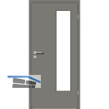 SOLIDO Donau G-TEC Normt�re Staubgrau GL/EN-B LI TBA 950/2030 mm