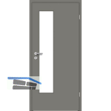 SOLIDO Donau G-TEC Normt�re Staubgrau GL/EN-S RE TBA 850/2030 mm