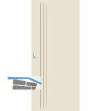 SOLIDO Donau G-TEC Blackline Schiebet�re 3S LiveSimple TBA 820/2070 mm