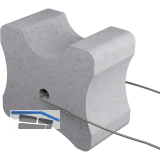 EXTE Abstandhalter BKD Betonknochen mit Draht, H�he 45 / 55 mm