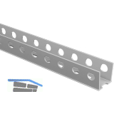 EXTE Drunterleiste AL/1 f�r Baustahlmatten 25 mm, L�nge 2 m