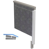 Brandschutzeinheit 5 cm zu Rega