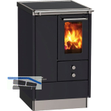 LOHBERGER Festbrennstoffherd LM 50 Edition, Schwarz