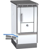 LOHBERGER Festbrennstoffherd Rega 40, Wei�