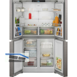 LIEBHERR French Door K�hl-Gefrierkombination Msdd 9012, Silber