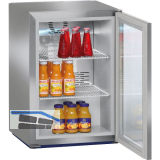 LIEBHERR Stand-Getr�nkek�hlschrank mit Glast�r FKv 503 Silber 612 mm
