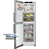 LIEBHERR Stand-K�hlschrank SBNsdd 526i mit Gefrierfach Silver