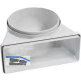 FALMEC Umlenkst�ck 90� rund auf flach