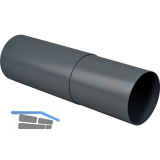 OPTIMAIRO Teleskoprohr 350 - 680 mm NW 150 Kunststoff grau