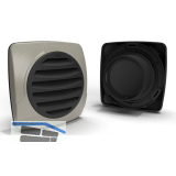 OPTIMAIRO L�ftungsgitter NW 150 Kunststoff anthrazit/grau