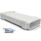 OPTIMAIRO Adapter flexibel 222 x 89 Kunststoff wei�