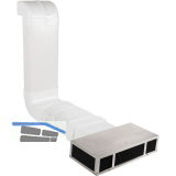 Umluft-Set mit Kohlefilter im Sockel zu Diamant/Dolomit/Onyx/Rubin