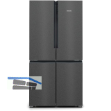 SIEMENS French Door K�hl-Gefrierkombination 4-t�rig KF96NAXEA, 1830 mm