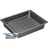 SIEMENS Profipfanne mit Rost HZ633070, anthrazit