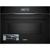 SIEMENS Kompakt-Backofen mit Mikrowelle CM776GKB1 Schwarz -