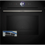 BOSCH Backofen mit Mikrowelle HMG7361B1 Schwarz