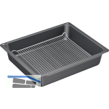 NEFF Profi-Pfanne mit Rost Z12CN10A0 emailliert