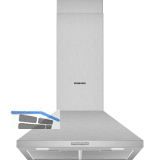 CONSTRUCTA Wand-Dunstabzugshaube CD616650 Edelstahl