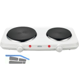 SILVA Doppel-Kochplatte DK 2018 freistehend, wei�